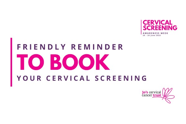 Friendly reminder to book your cervical screening
